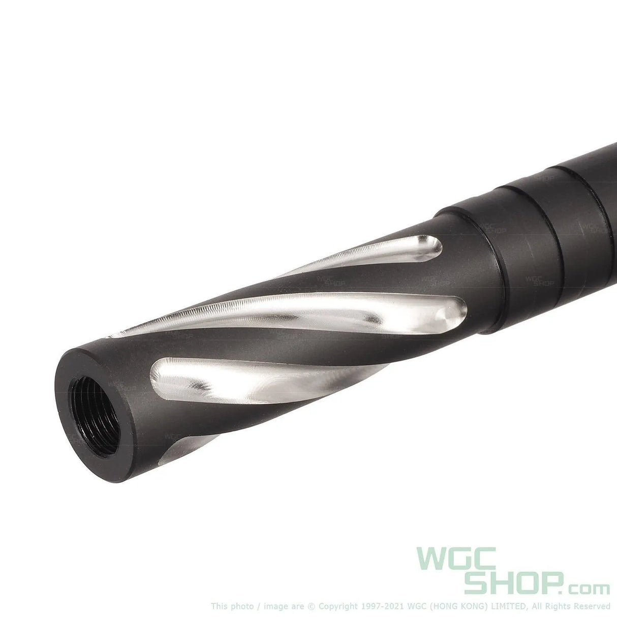 5KU M11 CW Tornado 4.3 Inch Stainless Outer Barrel for Marui Hi-Capa GBB Airsoft - Black - WGC Shop