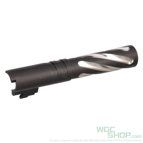 5KU M11 CW Tornado 4.3 Inch Stainless Outer Barrel for Marui Hi-Capa GBB Airsoft - Black - WGC Shop