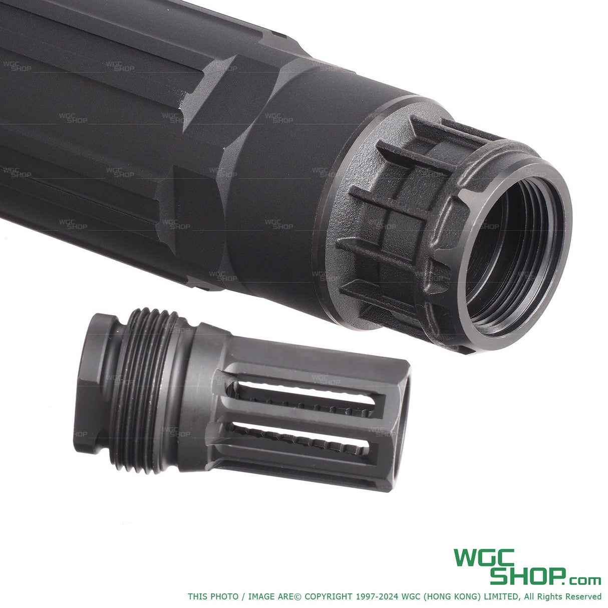 AIRSOFT ARTISAN CG SGI-6 Style Barrel Extension w/ PIG Flash Hider ( 14mm- )-WGC Shop