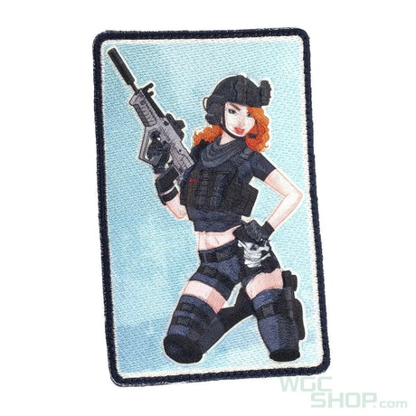 Airsoftology Pinup Girl Patch - Black Ops - WGC Shop