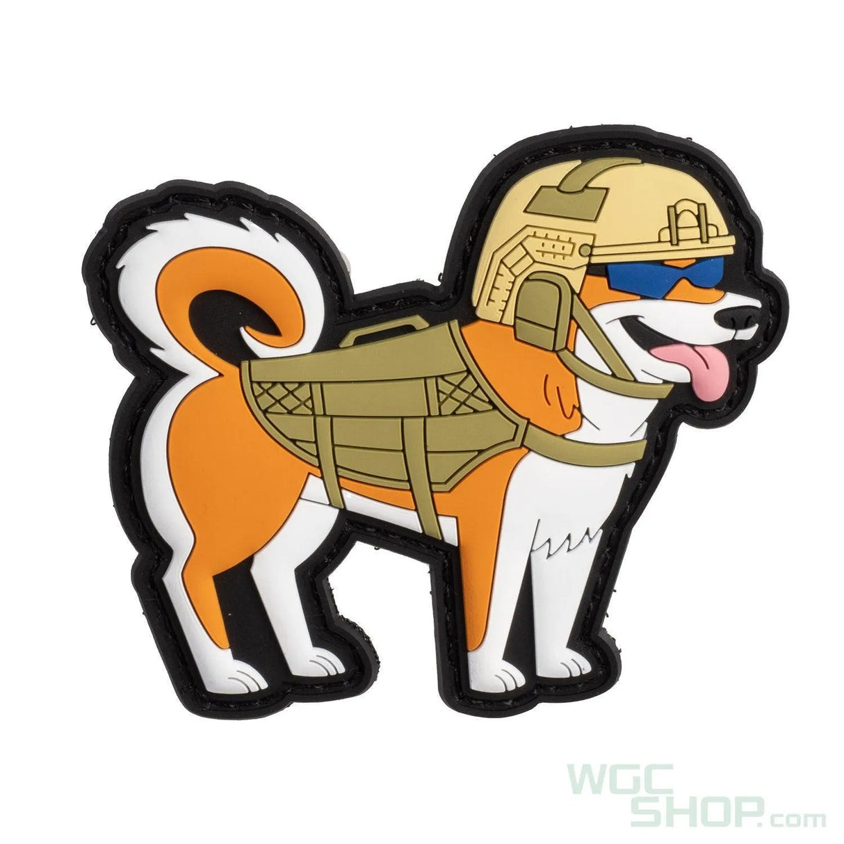 Airsoftology TactiShiba (TactiDoge) PVC Patch - WGC Shop