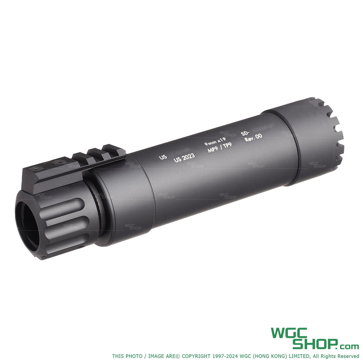 ANGRY GUN MP9 / TP9 Dummy Barrel Extension ( 2024 )-AGY-MP9D-2024BLK-WGC Shop