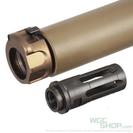 ANGRY GUN SOCOM416 Dummy Barrel Extension with Flash Hider ( FDE ) - WGC Shop