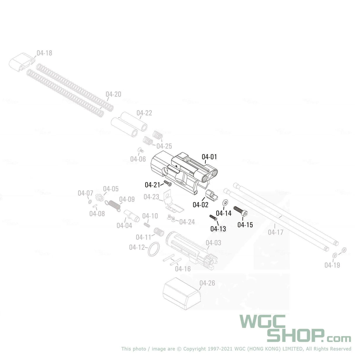 APFG Original Parts - MPX GBB Bolt Carrier ( 04-01 / 04-02 / 04-13 / 04-14 / 04-15 / 04-21 ) - WGC Shop