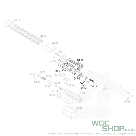 APFG Original Parts - MPX GBB Bolt Carrier ( 04-01 / 04-02 / 04-13 / 04-14 / 04-15 / 04-21 ) - WGC Shop