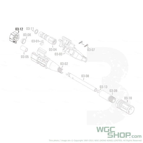 APFG Original Parts - MPX GBB Fake Chamber ( 03-12 ) - WGC Shop