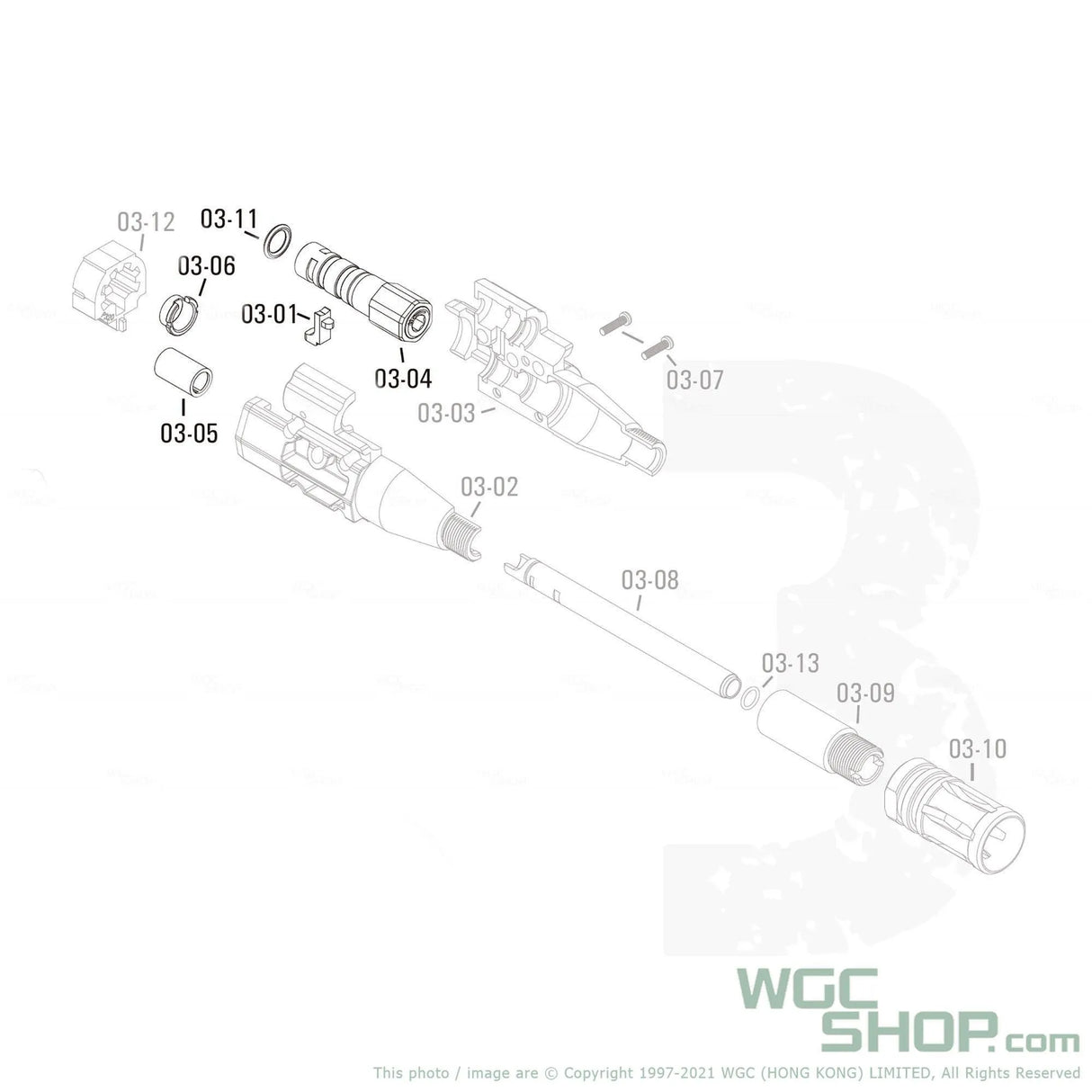 APFG Original Parts - MPX GBB Hop-Up Adjust Wheel Set ( 03-04 / 03-11 / 03-01 / 03-05 / 03-06 ) - WGC Shop