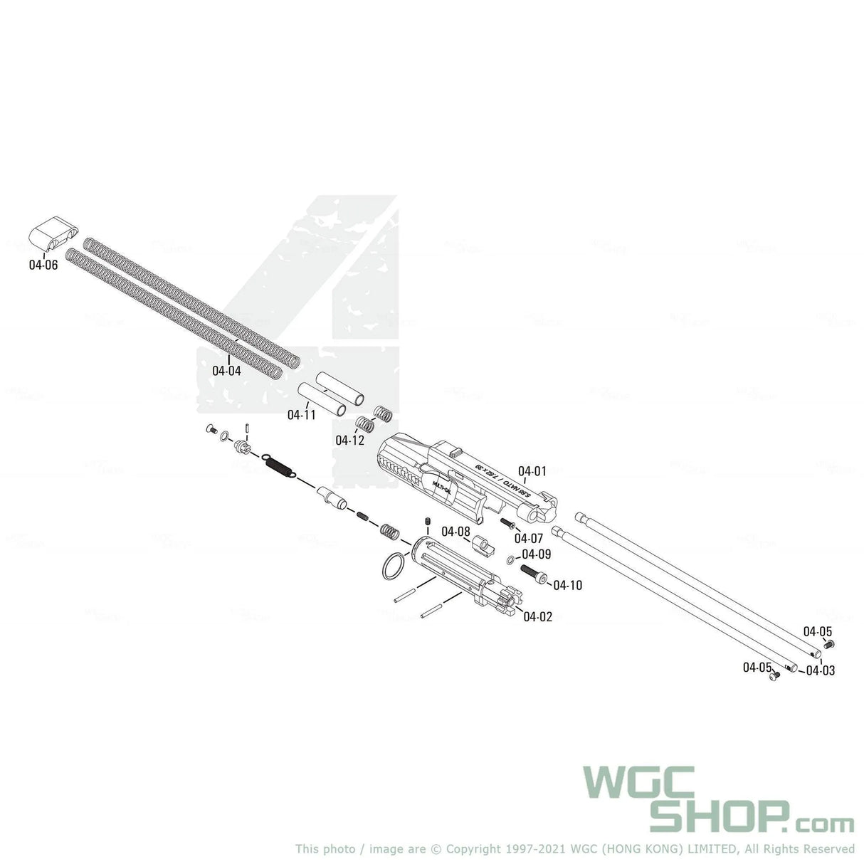 APFG Original Parts - Rattler GBB Bolt Carrier ( 04-01 ) - WGC Shop