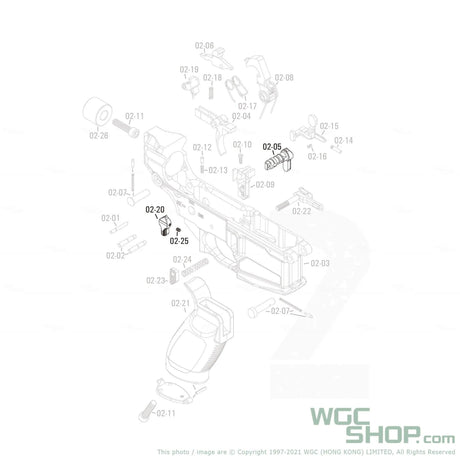 APFG Original Parts - Rattler GBB Safety Selector ( 02-05 / 02-20 / 02-25 ) - WGC Shop