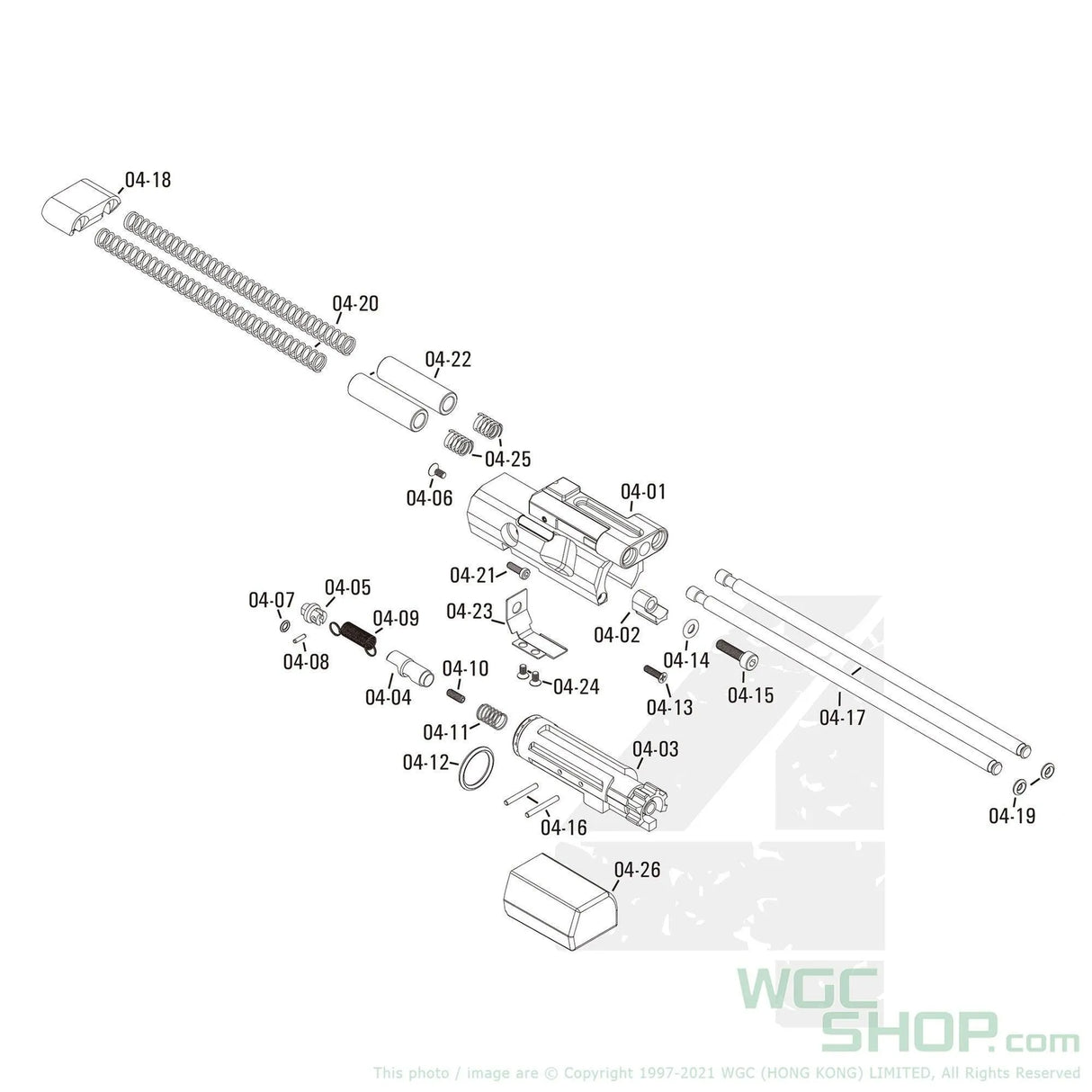 APFG S-002BK X-K GBB Airsoft - WGC Shop