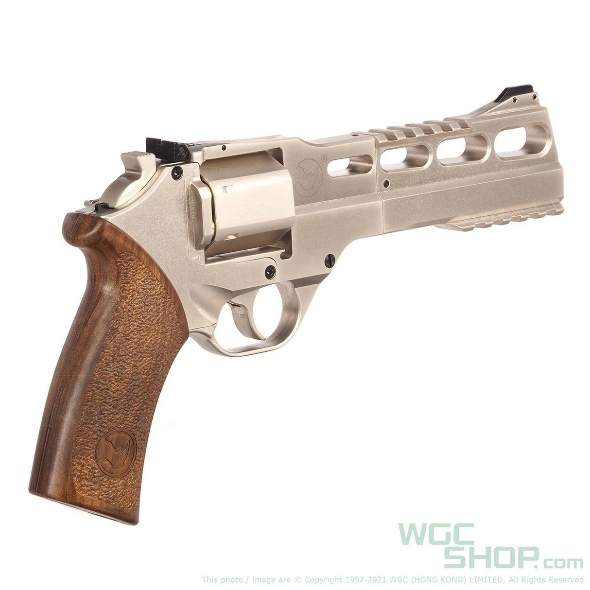 BO Chiappa Rhino 60DS CO2 Airsoft - Nickel Chrome Finish - WGC Shop