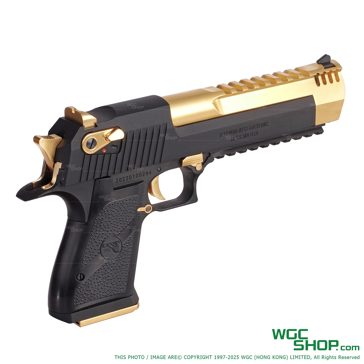 CYBERGUN / WE Desert Eagle L6.50AE GBB Airsoft - Black Gold