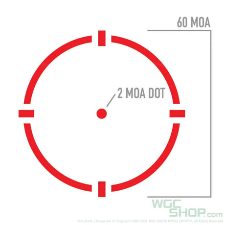 DMAG Red Dot Sight D2 - M Version ( 2 MOA Dot + 60 MOA Circle Red )-