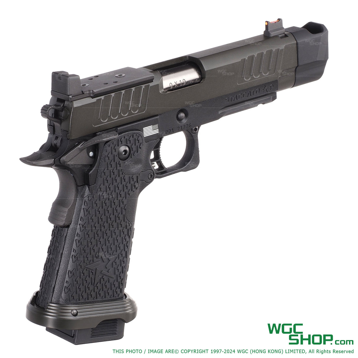 EMG / ARMY PLUS R611-2 STACCATO P With Comp GBB Airsoft ( Steel Parts Version ) licensed by EMG