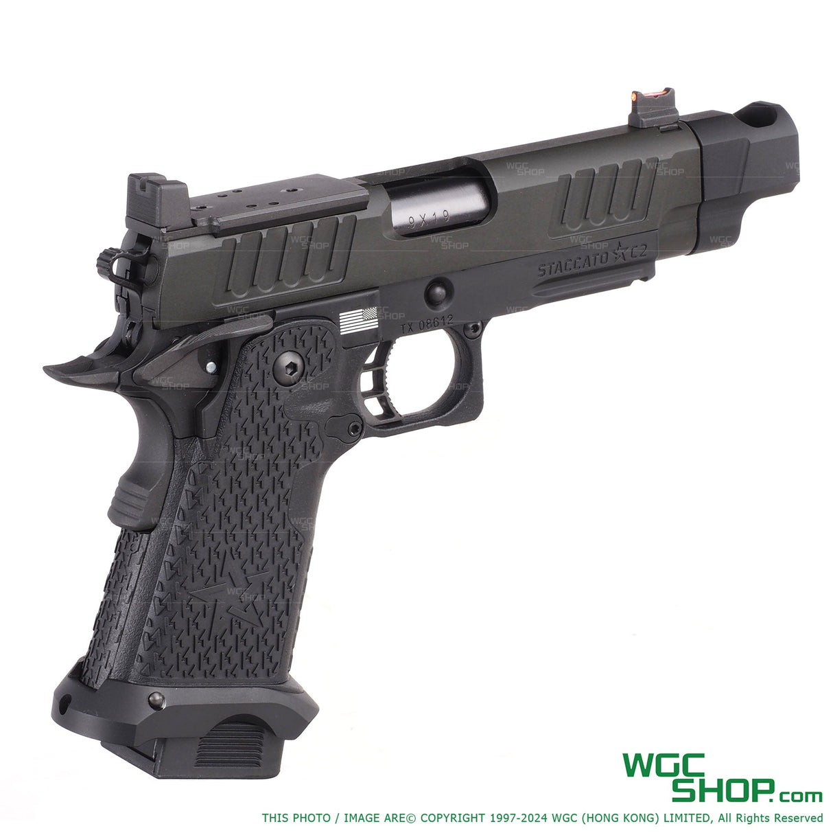 EMG / ARMY PLUS R612-4 STACCATO C2 With Comp GBB Airsoft ( Steel Parts Version ) licensed by EMG