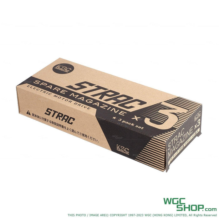 KSC STRAC 120Rds Long AEG Magazine ( 3 Packs ) | WGC Shop