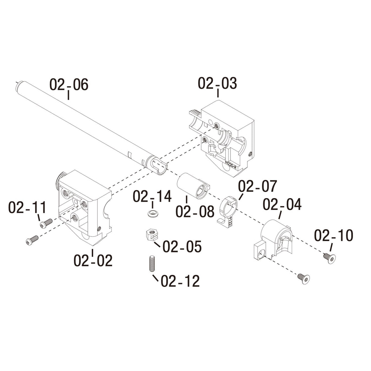 MARUYAMA Original Parts - Feed Ramp for SCW-9 GBB Airsoft ( 02-04 )