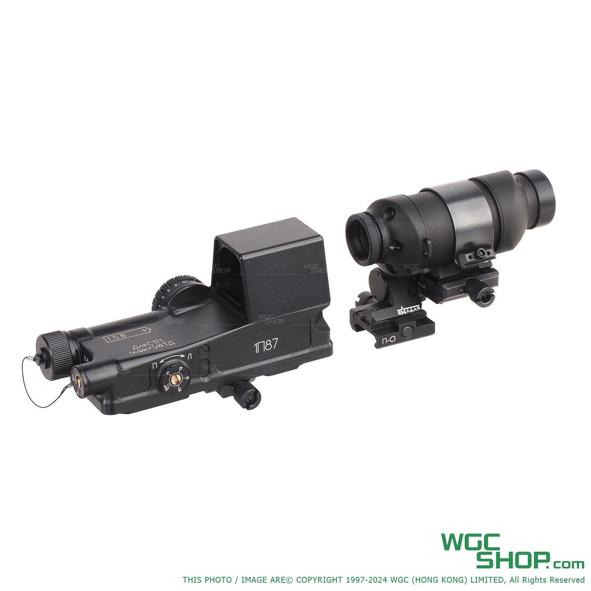 NOVUS PRECISION PDS-I Prism Dot Sight Military Reticle w/ PM-I 3x Prismatic Magnifier Combo