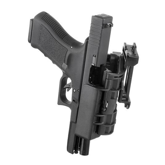 Discontinued - APS Quick Cocking / Tactical Holster for G17 ( Black ) - WGC Shop