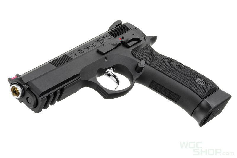 KJ WORKS CZ-75 SP-01 Shadow CO2 Blowback Airsoft - Black | WGC Shop