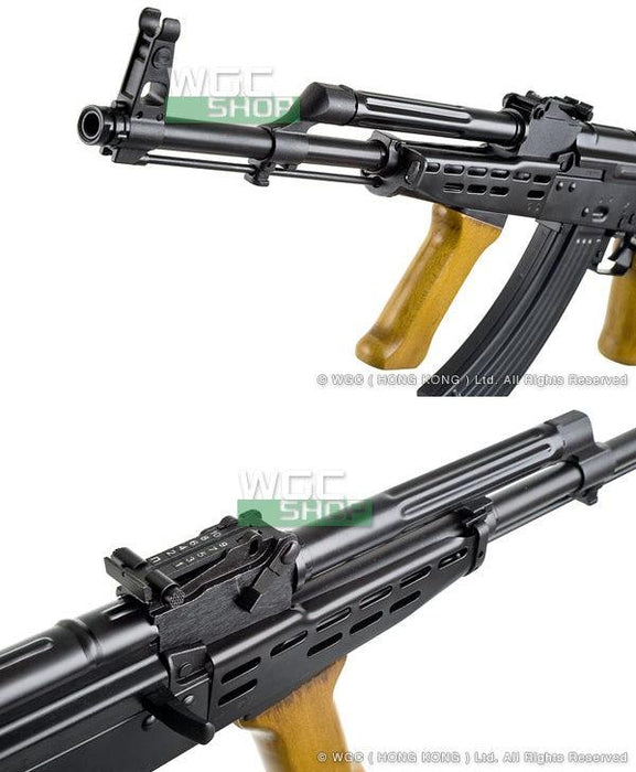 LCT AEG AK LCKM AIRSOFT RIFLE WOOD / BLACK